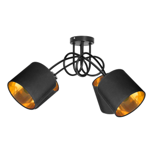 VIGO pendant lamp, max. power 4x60W, E27, black
