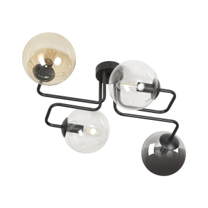 BARI pendant lamp, max. power 4x40W, E14, black-colour (mix)
