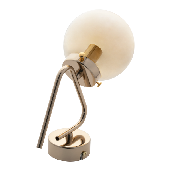 BULAT 1P, wall lamp, E14 max. 40W, gold BULAT 1P, wall lamp, E14 max. 40W, gold