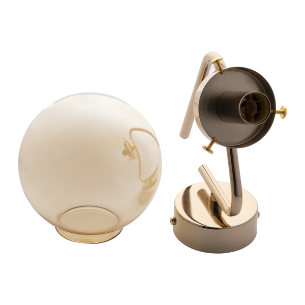 BULAT 1P, wall lamp, E14 max. 40W, gold BULAT 1P, wall lamp, E14 max. 40W, gold