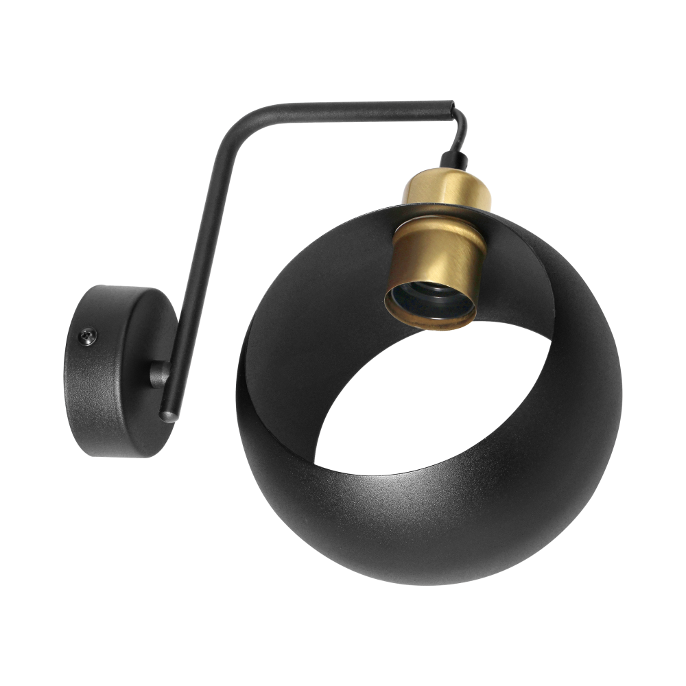 JALA 1P, wall lamp, E27 max. 15W, black