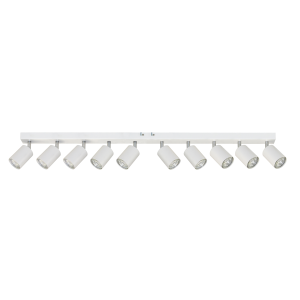 DOA SP 10, wall and ceiling light, GU10, max. 10x50W, IP20, white