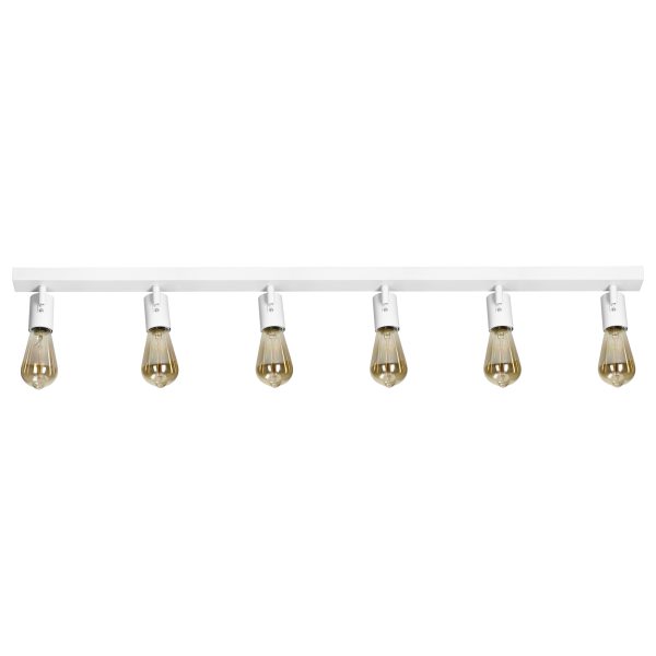 RIO SP 6, wall and ceiling light, E27 max. 6x60W, IP20, white RIO SP 6, wall and ceiling light, E27 max. 6x60W, IP20, white