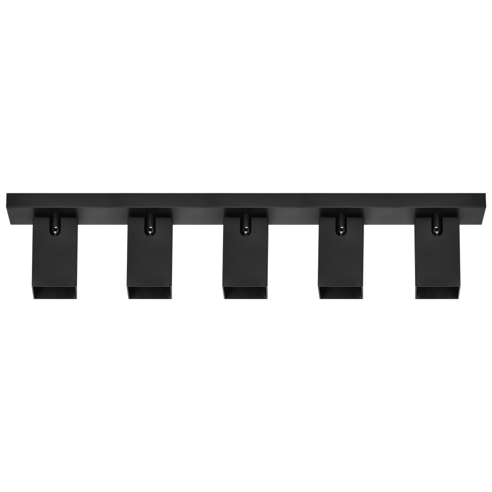 KUBAR SP 5, wall and ceiling luminaire, 5xGU10, IP20, black