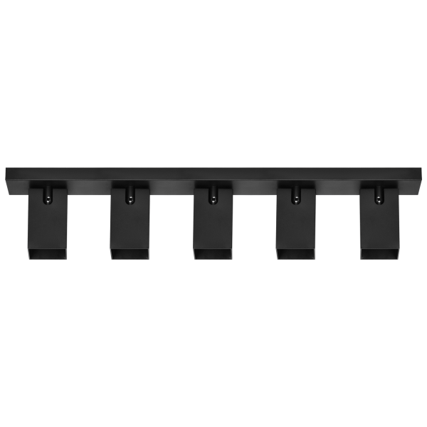 KUBAR SP 5, wall and ceiling luminaire, 5xGU10, IP20, black KUBAR SP 5, wall and ceiling luminaire, 5xGU10, IP20, black