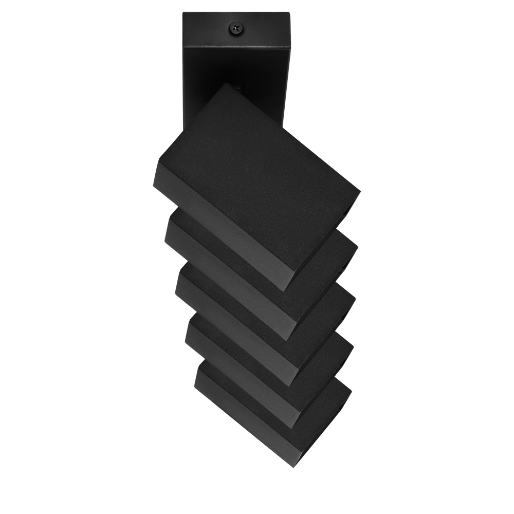 KUBAR SP 5, wall and ceiling luminaire, 5xGU10, IP20, black