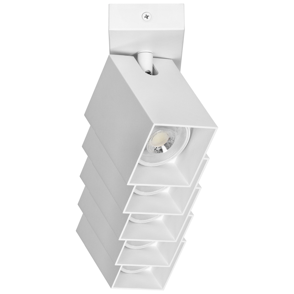 KUBAR SP 5, wall and ceiling luminaire, 5xGU10, IP20, white