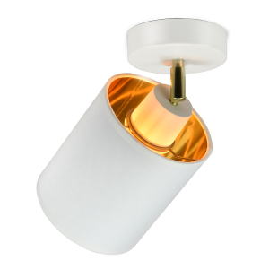BATI wall and ceiling luminaire, max. power  1x60W, E27, white