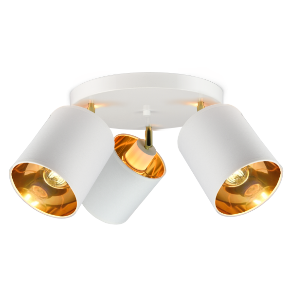 BATI wall and ceiling luminaire, max. power  3x60W, E27, white BATI wall and ceiling luminaire, max. power  3x60W, E27, white