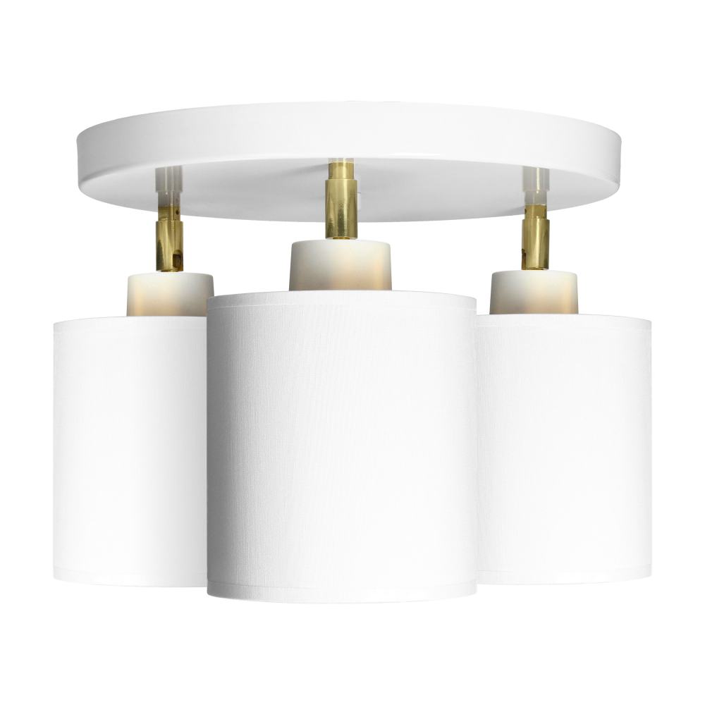 BATI wall and ceiling luminaire, max. power  3x60W, E27, white