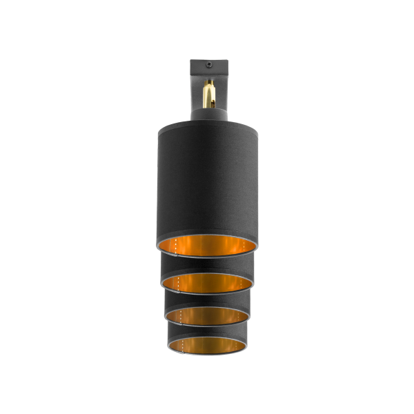 BATI wall and ceiling luminaire, max. power  4x60W, E27, black BATI wall and ceiling luminaire, max. power  4x60W, E27, black