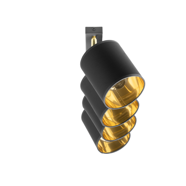 BATI wall and ceiling luminaire, max. power  4x60W, E27, black BATI wall and ceiling luminaire, max. power  4x60W, E27, black
