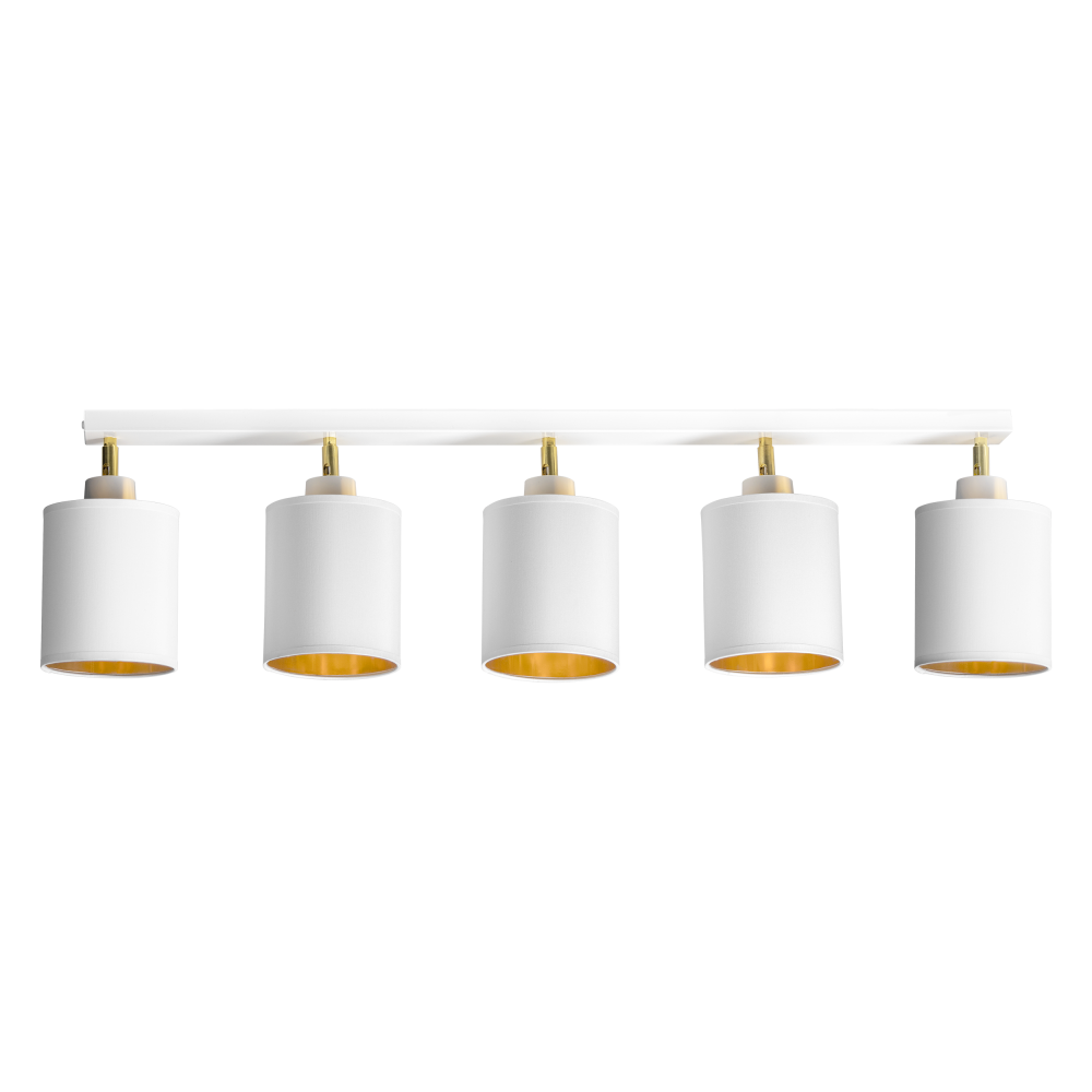 BATI wall and ceiling luminaire, max. power  5x60W, E27, white