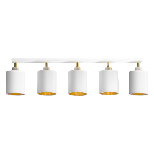 BATI wall and ceiling luminaire, max. power  5x60W, E27, white BATI wall and ceiling luminaire, max. power  5x60W, E27, white