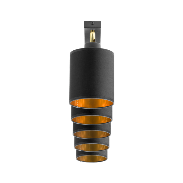 BATI wall and ceiling luminaire, max. power  5x60W, E27, black BATI wall and ceiling luminaire, max. power  5x60W, E27, black