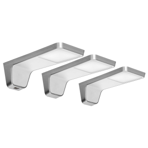 NELA set of 3 under-cabinet LED lamps, 2x2W+7.5W, 4000K, with USB, white