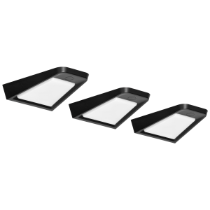 DIKI set of 3 under-cabinet LED lamps, 3x2W, 4000K, with touchless switch, black
