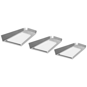 DIKI set of 3 under-cabinet LED lamps, 3x2W, 4000K, with touchless switch, silver colour