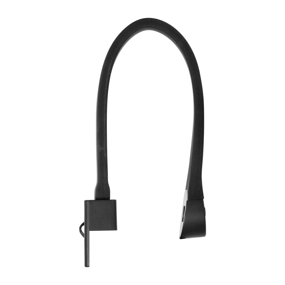 TEO LED bedside lamp, 1,8/7,5W, 90lm, 4000K, with USB, black