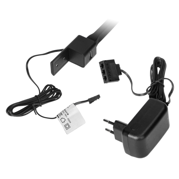 TEO LED bedside lamp, 1,8/7,5W, 90lm, 4000K, with USB, black TEO LED bedside lamp, 1,8/7,5W, 90lm, 4000K, with USB, black