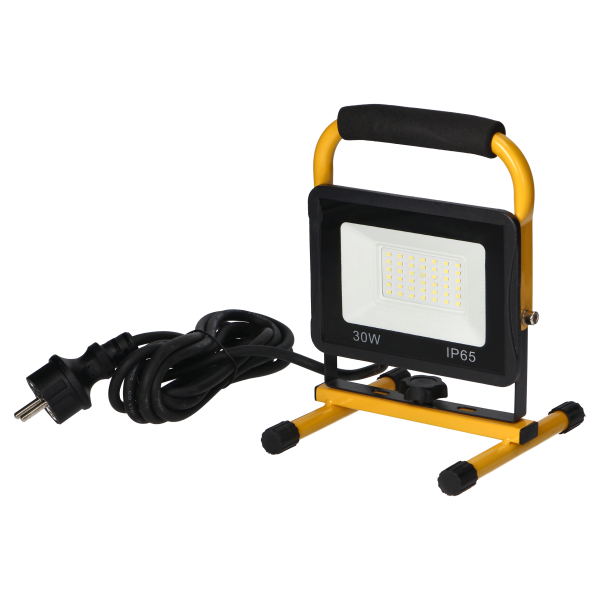 STATIX workshop floodlight on a stand, 30W, 2400lm, IP65, 6000K STATIX workshop floodlight on a stand, 30W, 2400lm, IP65, 6000K