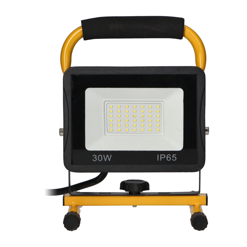 STATIX workshop floodlight on a stand, 30W, 2400lm, IP65, 6000K