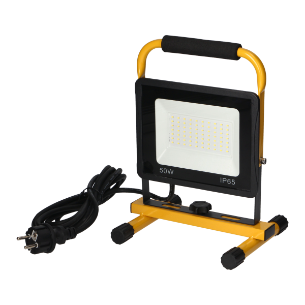 STATIX workshop floodlight on a stand, 50W, 4000lm, IP65, 6000K STATIX workshop floodlight on a stand, 50W, 4000lm, IP65, 6000K