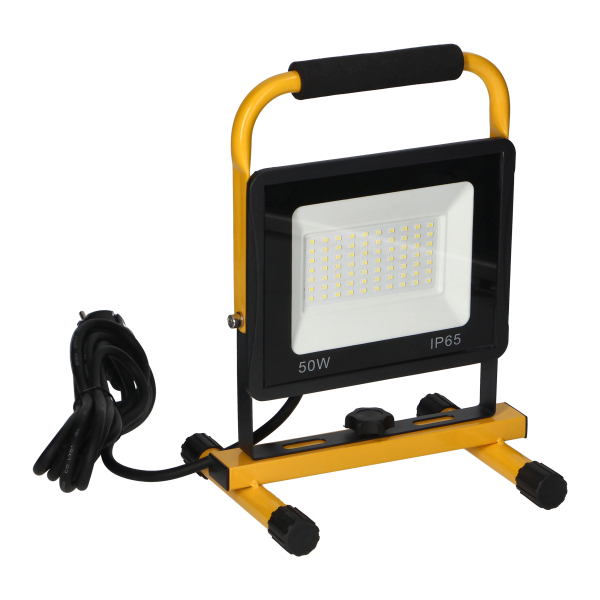 STATIX workshop floodlight on a stand, 50W, 4000lm, IP65, 6000K STATIX workshop floodlight on a stand, 50W, 4000lm, IP65, 6000K