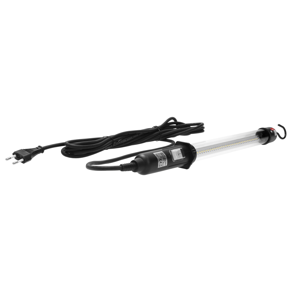 LED work light, 8.5W, 500lm, IP20, 6000K, 2x0.75mm² wire - 5m