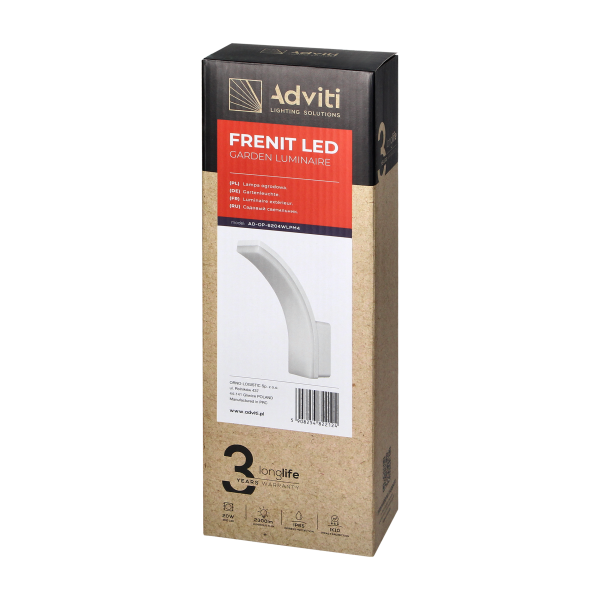 FRENIT LED 20W garden luminaire, 2000lm, IP65, 4000K, white FRENIT LED 20W garden luminaire, 2000lm, IP65, 4000K, white