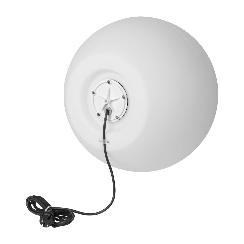 LUNA M garden light ball 1xE27, 1x60W, IP44, white, Ø 450