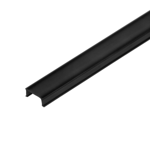 LED strip recessed cover, AD-LP-6504 series, 2m, polycarbonate black, set of 50 pcs.