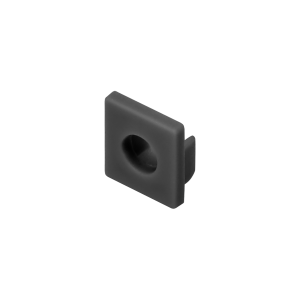 End cap for recessed profile, AD-LP-6507 series, black, set of 50 pcs.