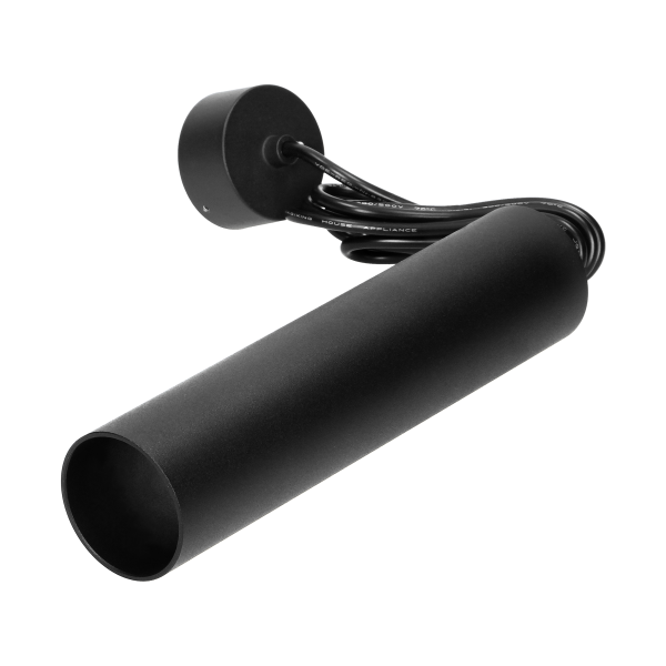 BARBRA PLR GU10 oprawa wisząca max 7W, IP20, okrągła, czarna, aluminium