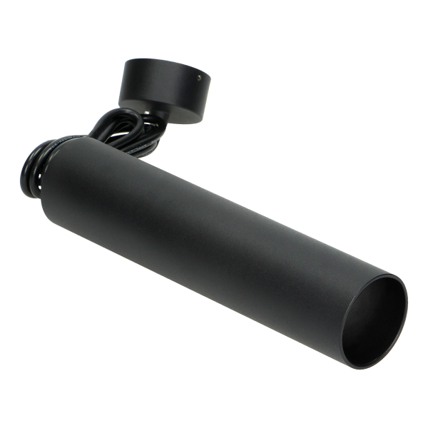 BARBRA PLR GU10 oprawa wisząca max 7W, IP20, okrągła, czarna, aluminium