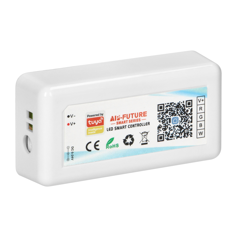 Bezdprzewodowy sterownik do taśm LED RGBW Tuya, 5-24V 24A