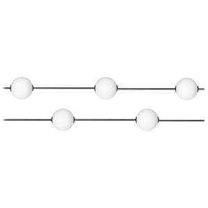 Girlanda oświetleniowa, 15 x 1W, 15 x 60lm, 2500K, 10,5m