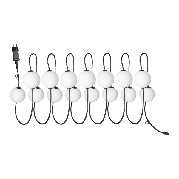Lighting garland, 15 x 1W, 15 x 60lm, 2500K, 10.5m Lighting garland, 15 x 1W, 15 x 60lm, 2500K, 10.5m