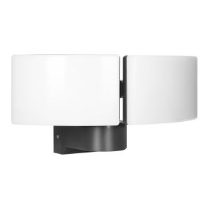 TOS DUO LED 2x20W double garden floodlight, 2x1600lm, IP65, 4000K, PC, grey