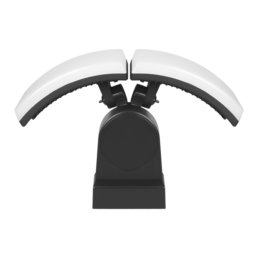 TOS DUO LED 2x20W podwójny naświetlacz ogrodowy, 2x1600lm, IP65, 4000K, PC, czarny