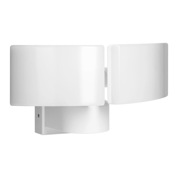 TOS DUO LED 2x20W double garden floodlight, 2x1600lm, IP65, 4000K, PC, white