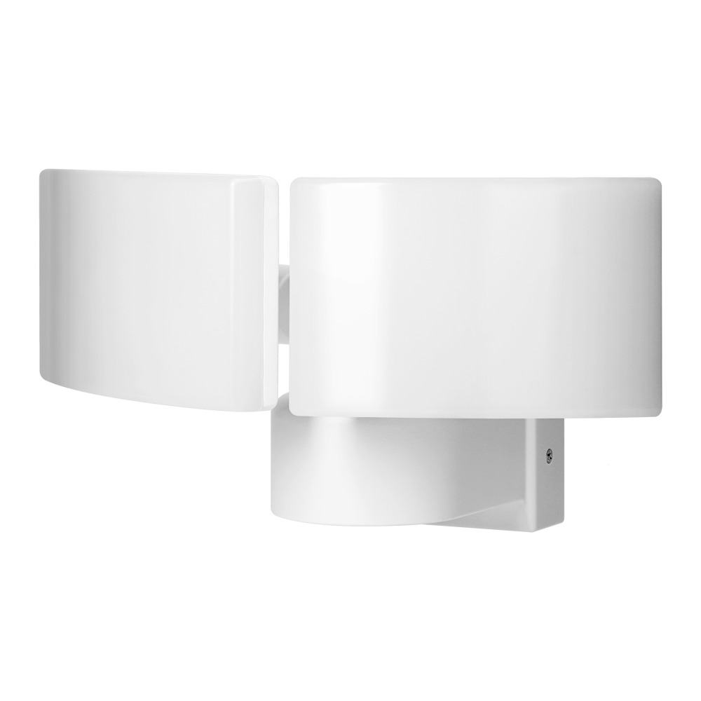 TOS DUO LED 2x20W podwójny naświetlacz ogrodowy, 2x1600lm, IP65, 4000K, PC, biały