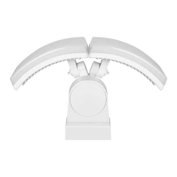 TOS DUO LED 2x20W podwójny naświetlacz ogrodowy, 2x1600lm, IP65, 4000K, PC, biały