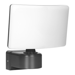 TOS LED 30W garden floodlight, 2200lm, IP65, 4000K, PC, grey