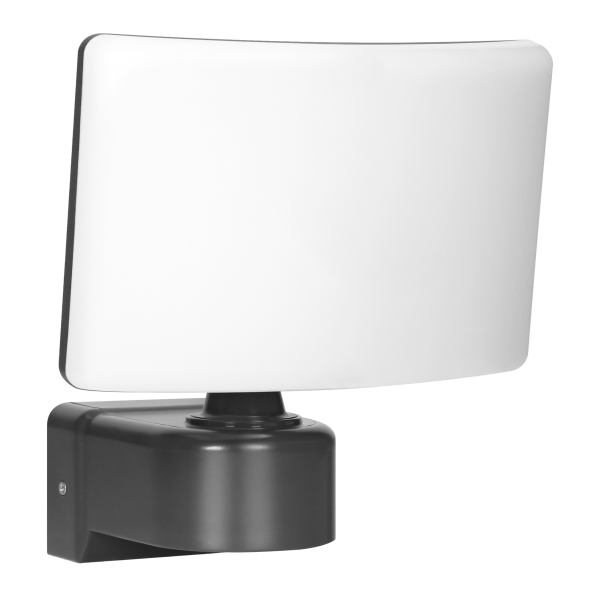 TOS LED 30W garden floodlight, 2200lm, IP65, 4000K, PC, grey