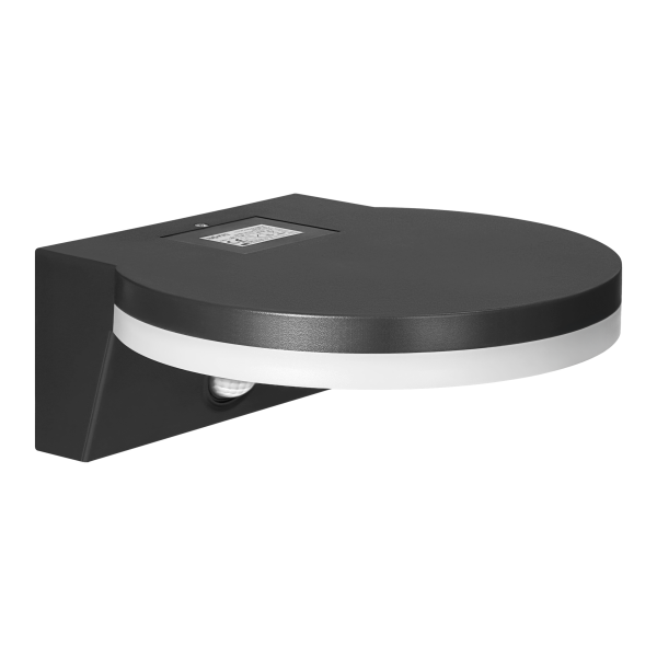 ASPEN LED 15W, garden luminaire with PIR motion sensor, 1300lm, IP65, 4000K, black