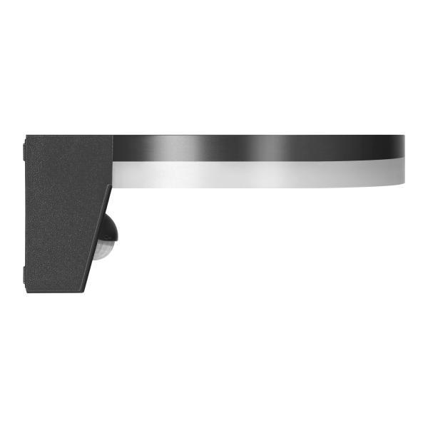 ASPEN LED 15W, garden luminaire with PIR motion sensor, 1300lm, IP65, 4000K, black