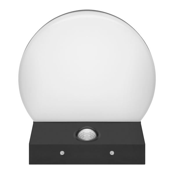 ASPEN LED 15W, garden luminaire with PIR motion sensor, 1300lm, IP65, 4000K, black