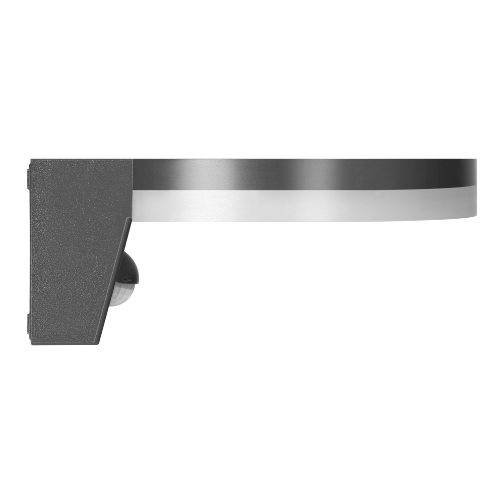 ASPEN LED 15W, garden luminaire with PIR motion sensor, 1300lm, IP65, 4000K, grey