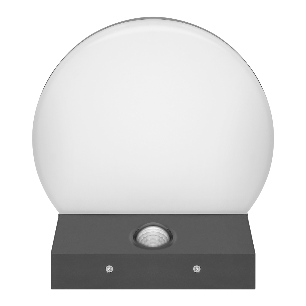 ASPEN LED 15W, garden luminaire with PIR motion sensor, 1300lm, IP65, 4000K, grey